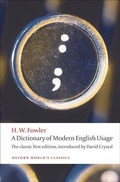 Cover: A Dictionary of Modern English Usage - Oxford University Press