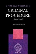 Cover: A Practical Approach to Criminal Procedure - Oxford University Press