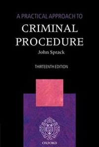 Enlarge image Cover: A Practical Approach to Criminal Procedure - Oxford University Press