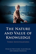 Cover: The Nature and Value of Knowledge - Oxford University Press