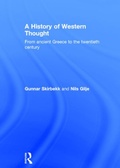 Cover: A History of Western Thought - Routledge
