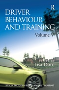 Cover: Driver Behaviour and Training: Volume V - Routledge
