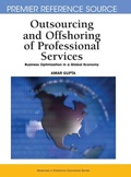 Cover: Outsourcing and Offshoring of Professional Services - Information Science Reference