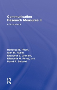 Enlarge image Cover: Communication Research Measures II - Routledge