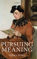 Cover: Pursuing Meaning - Oxford University Press