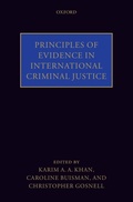 Cover: Principles of Evidence in International Criminal Justice - Oxford University Press