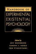 Cover: Handbook of Experimental Existential Psychology - Guilford Publications