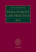 Cover: Blackstone's Employment Law Practice 2011 - Oxford University Press