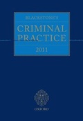 Cover: Blackstone's Criminal Practice: Book & CD-ROM Pack - Oxford University Press