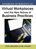 Cover: Handbook of Research on Virtual Workplaces and the New Nature of Business Practices - Information Science Reference
