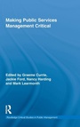 Cover: Making Public Services Management Critical - Routledge