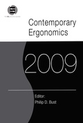 Cover: Contemporary Ergonomics 2009 - Taylor & Francis