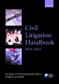 Cover: Civil Litigation Handbook 2010-2011 - Oxford University Press