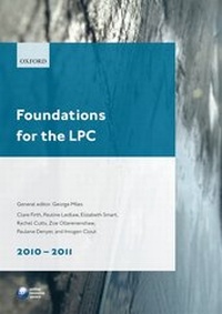 Enlarge image Cover: Foundations for the LPC 2010-2011 - Oxford University Press
