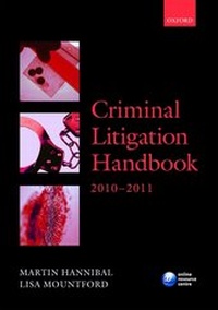 Enlarge image Cover: Criminal Litigation Handbook 2010-2011 - Oxford University Press