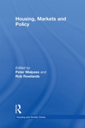 Cover: Housing, Markets and Policy - Routledge