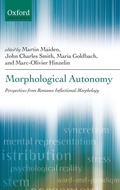 Cover: Morphological Autonomy - Oxford University Press