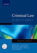 Cover: Criminal Law - Oxford University Press Southern Africa