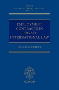 Abbildung von: Employment Contracts in Private International Law - Oxford University Press