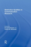 Cover: Distinctive Qualities in Communication Research - Routledge
