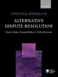Abbildung von: A Practical Approach to Alternative Dispute Resolution - Oxford University Press