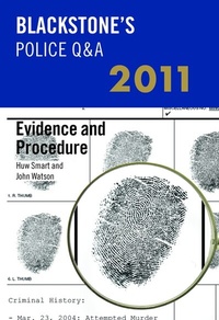 Enlarge image Cover: Evidence and Procedure 2011 - Oxford University Press