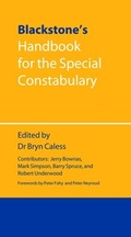 Bild: Blackstone's Handbook for the Special Constabulary - Oxford University Press