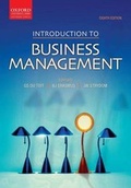Cover: Introduction to Business Management - Oxford University Press Southern Africa