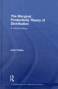 Cover: The Marginal Productivity Theory of Distribution - Routledge