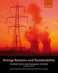 Cover: Energy Systems and Sustainability - Oxford University Press