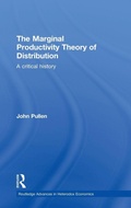 Cover: The Marginal Productivity Theory of Distribution - Routledge