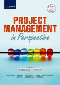 Enlarge image Cover: Project Management in Perspective - Oxford University Press Southern Africa
