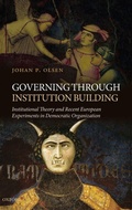Cover: Governing through Institution Building - Oxford University Press