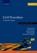 Cover: Civil procedure - Oxford University Press Southern Africa