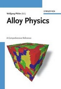 Enlarge image Cover: Alloy Physics - Wiley-VCH