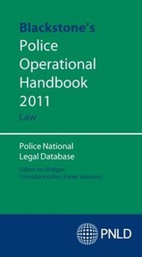 Abbildung von: Blackstone's Police Operational Handbook: Law 2011 - Oxford University Press