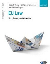 Enlarge image Cover: Complete EU Law - Oxford University Press