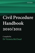 Cover: Civil Procedure Handbook 2010-2011 - Oxford University Press