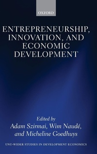 Enlarge image Cover: Entrepreneurship, Innovation, and Economic Development - Oxford University Press