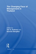 Cover: The Changing Face of Management in Thailand - Routledge