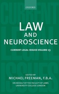 Cover: Law and Neuroscience - Oxford University Press