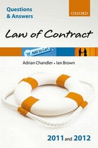 Abbildung von: Q & A Revision Guide: Law of Contract 2011-2012 - Oxford University Press