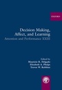 Cover: Decision Making, Affect, and Learning - Oxford University Press