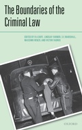 Cover: The Boundaries of the Criminal Law - Oxford University Press