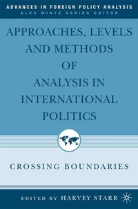 Enlarge image Cover: Approaches, Levels, and Methods of Analysis in International Politics - Palgrave MacMillan