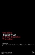 Cover: Creating Social Trust in Post-Socialist Transition - Palgrave MacMillan