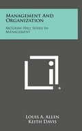 Cover: Management and Organization - Literary Licensing, LLC