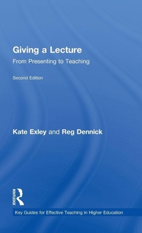 Enlarge image Cover: Giving a Lecture - Routledge