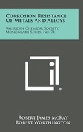 Cover: Corrosion Resistance of Metals and Alloys - Literary Licensing, LLC