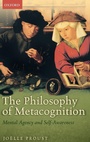Cover: The Philosophy of Metacognition - Oxford University Press